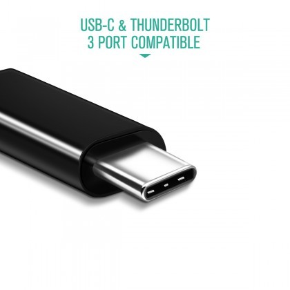 TEOKEOO USB-C Adapter with 3-Port USB 3.0 & Gigabit Port